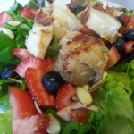 Red, White, and Blue Grilled Chicken Salad